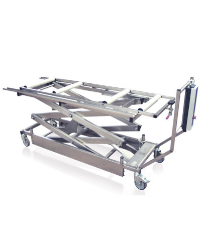 Chariot Elévateur électrique double croisillon avec porte cercueil Modèle CHAR016