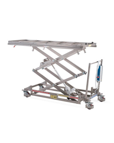 Chariot Elévateur électrique double croisillon avec porte cercueil Modèle CHAR016