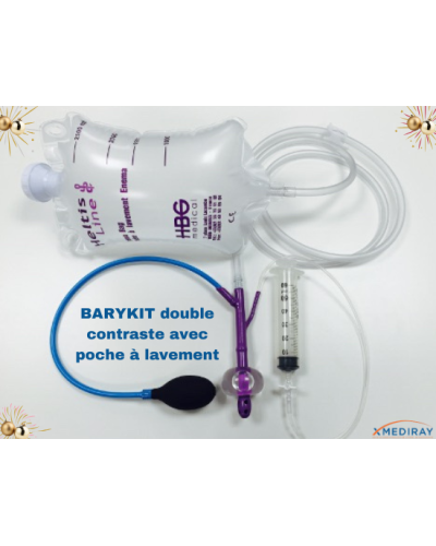 BARYKIT simple contraste avec poche à lavement