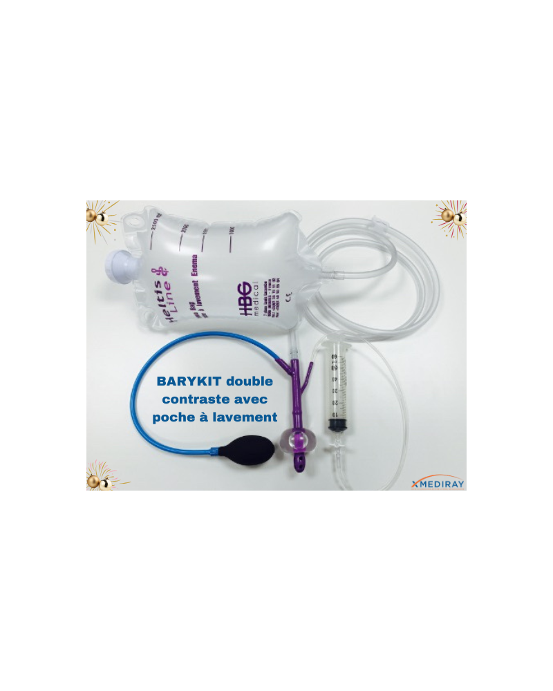 BARYKIT simple contraste avec poche à lavement