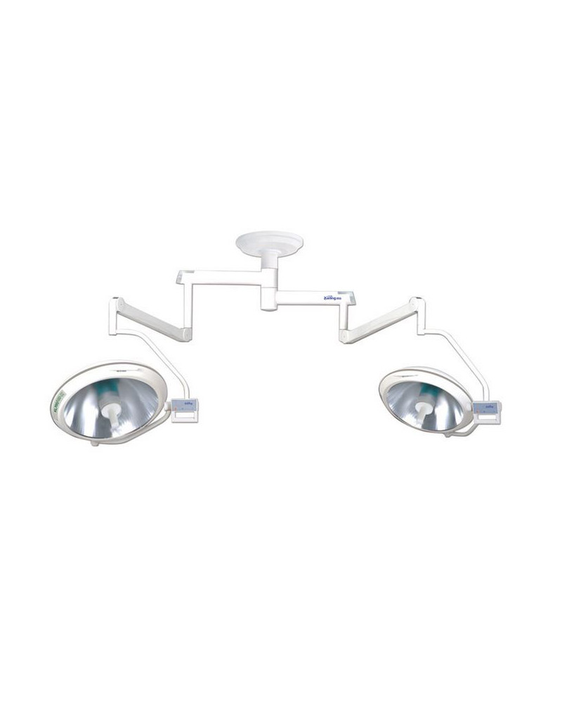 Lampe d'opération plafonnier à  2 coupoles , modèle KL700/500-III