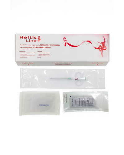 Kit biopsie mammaire uni patient semi-automatique 14G 9cm