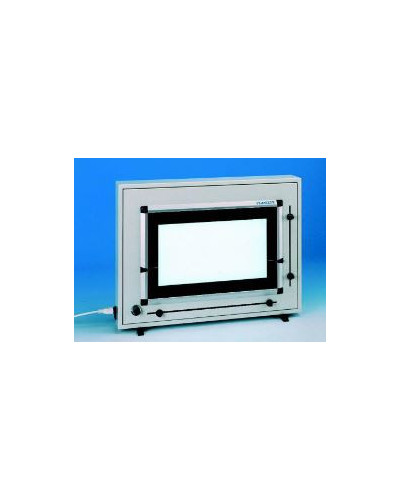 Négatoscope à une plage avec volet, 80 x 43 cm