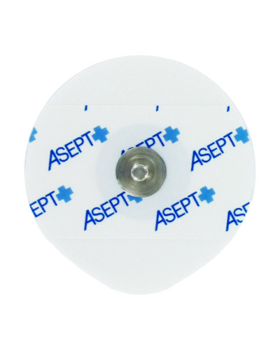 Electrodes ovales support mousse à gel solide Adulte/enfant