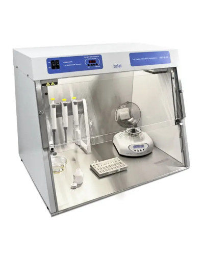 Station de travail ADN et PCR modèle parois verre