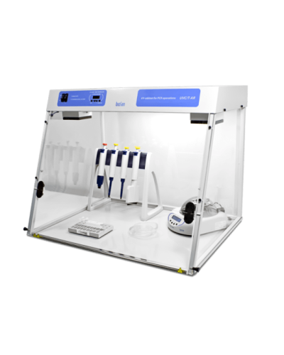 Station de travail ADN et PCR modèle parois verre