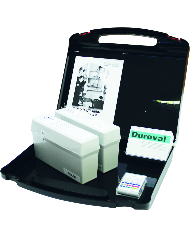 Mallette d'analyses pour eaux de chaudières