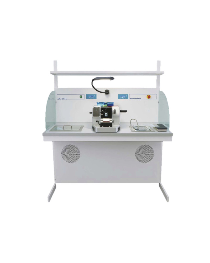 Table (microtome bench TMB) de Microtome TMB (Microtome + bain marie + plaque de refroidissement + plaque chauffante)