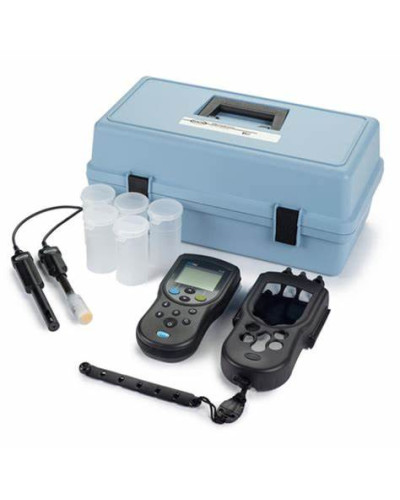 Appareil de mesure multiparamètre portable en version numérique double voie pour pH, conductivité, red-ox, oxygène dissous