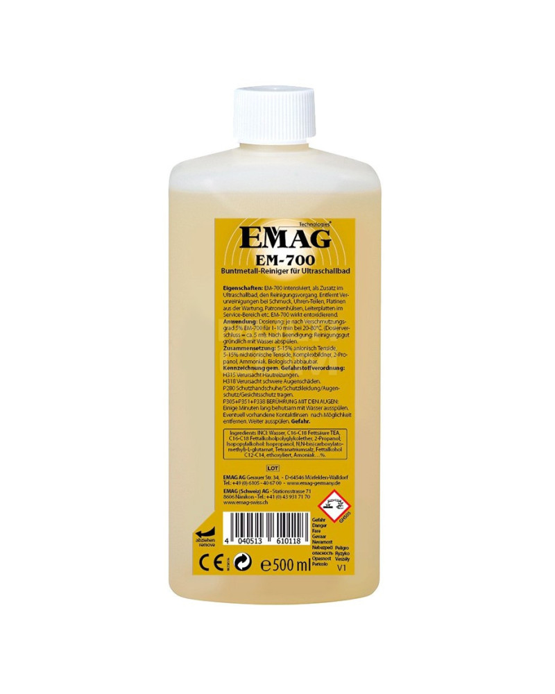 Nettoyant pour métaux non ferreux EM 700