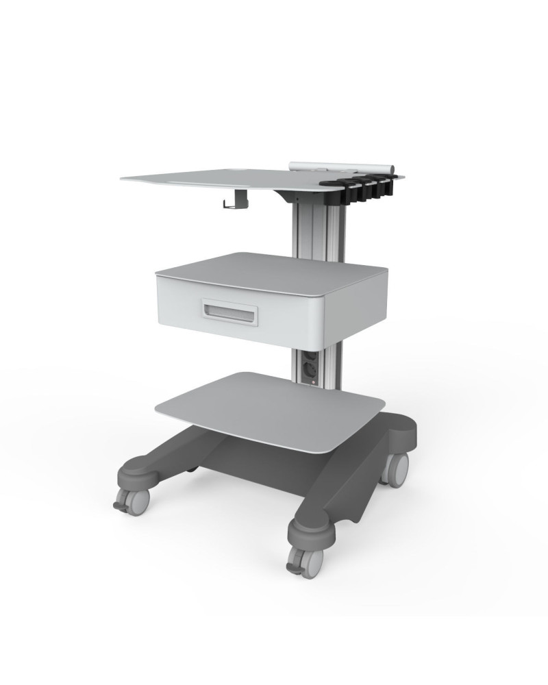 chariot pour ECG avec bras