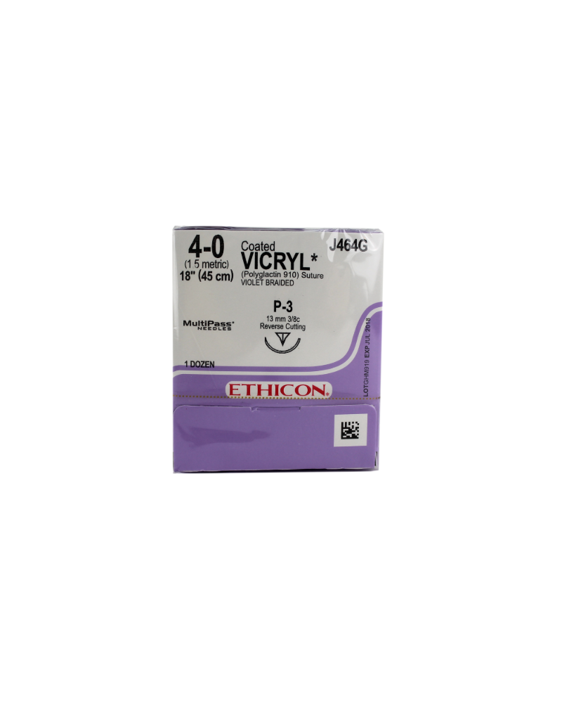 Fil de suture SURGICRYL® 910 (VICRYL) POLYGLACTINE 910 multifilament violet