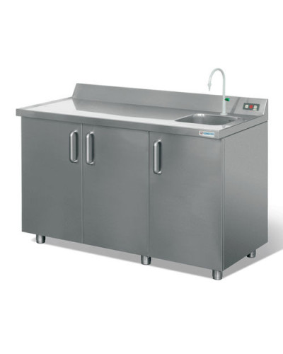 Paillasse de laboratoire avec placards muraux (l 90cm x 60cm P)