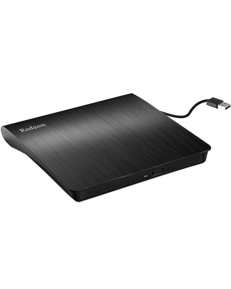 Rodzon Lecteur CD DVD Externe Type C USB 3.0,Graveur CD DVD Externe CD/DVD /-RW/ROM