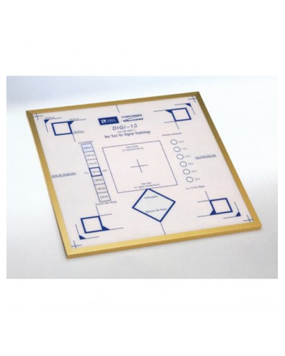 Plaque de test DIGI 13 pour radiographie numérique