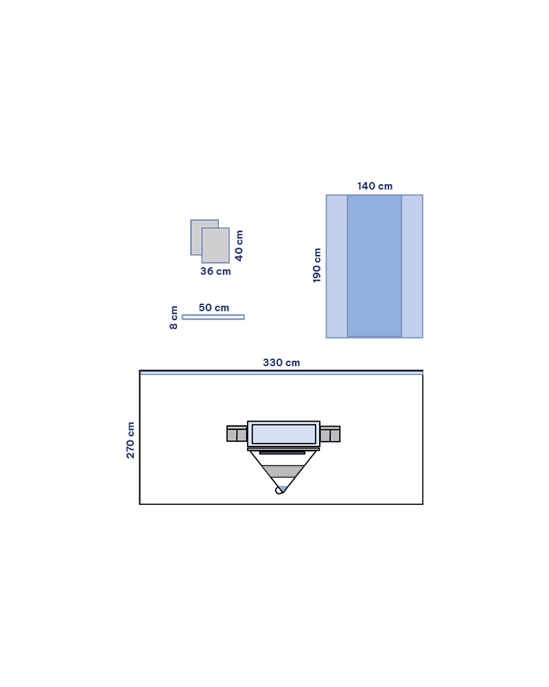 Trousse chirurgicale d'isolation verticale