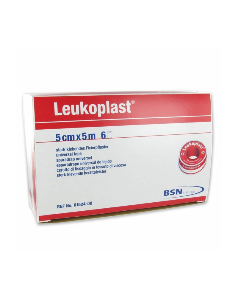 Sparadrap Leukoplast tissé à  l'oxyde de Zinc, 5m x 5cm