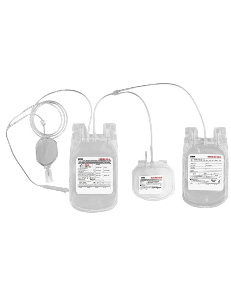 Poche à Sang double, soudure plastique (Welding film) Poche à Sang double, soudure plastique (Welding film)