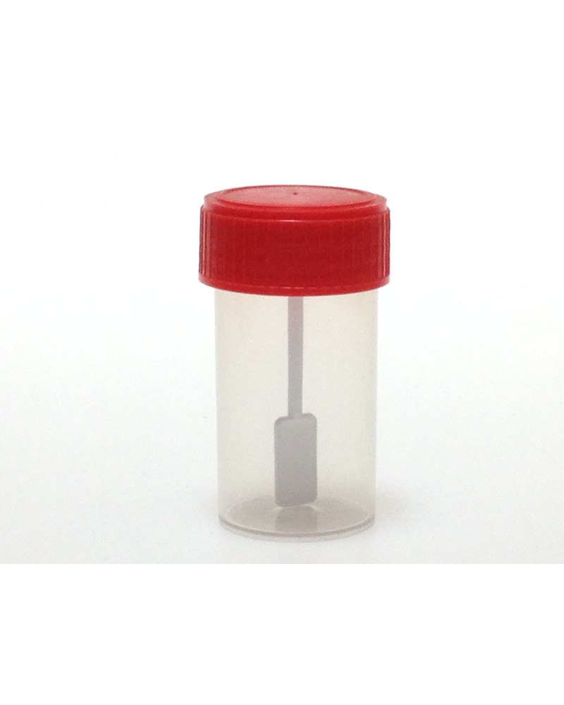Pot à urine stérile 60 mL en PS
