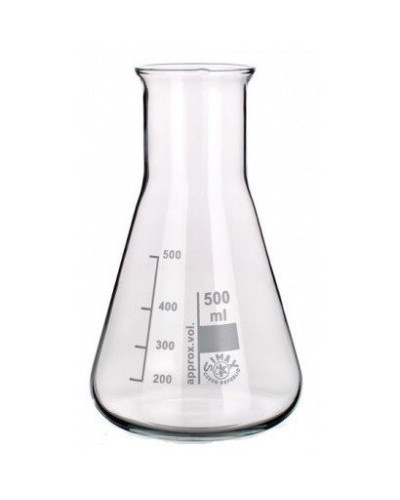 Erlenmeyer en verre borosilicaté à  large ouverture, gradué Erlenmeyer en verre borosilicaté à  large ouverture, gradué