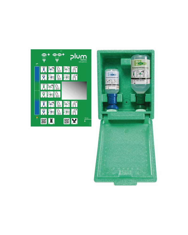 Station murale lave-oeil étanche (coffret)