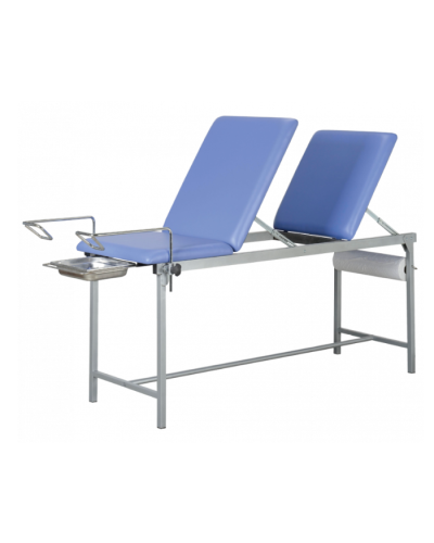 Table d'examen gynécologique, trois parties à  hauteur fixe