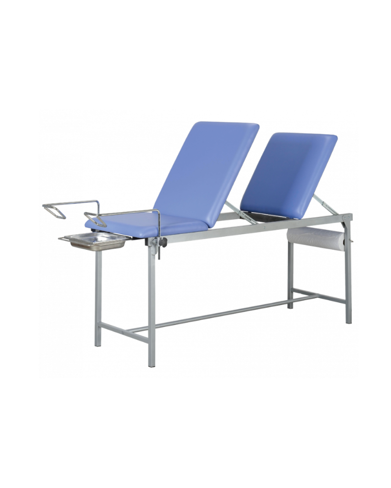 Table d'examen gynécologique, trois parties à  hauteur fixe