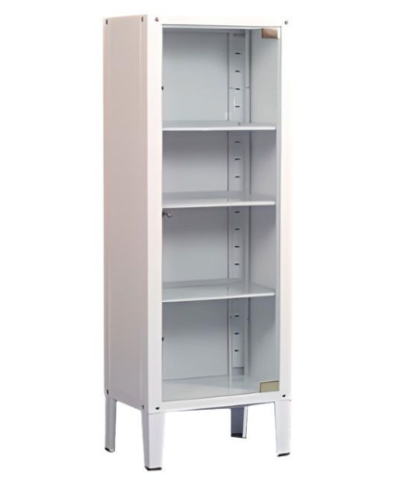 Armoire médicale vitrée 1 porte