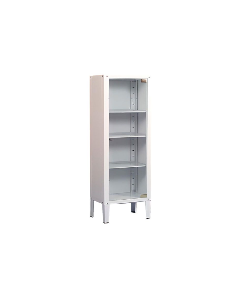 Armoire médicale vitrée 1 porte