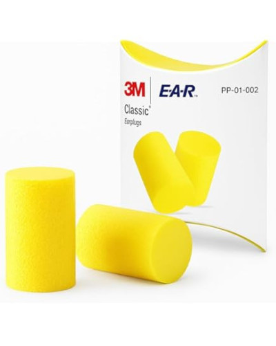 Bouchon d\'oreille jetable E-A-R Classic, jaune, ADULTE