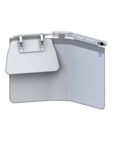 Bavolet Anti-X double articulation, avec rail porte accessoires Bavolet Anti-X double articulation, avec rail porte accessoires