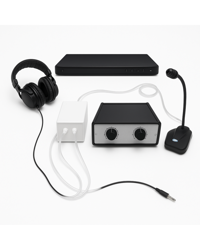 Système de relaxation audio amagnétique compatible 7 Tesla