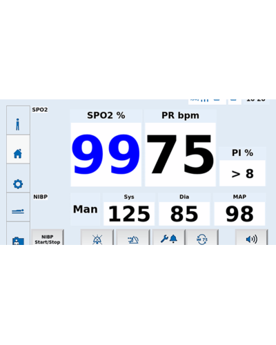 Moniteur amagnétique Tesla duo SPO2 Oxymètre de pouls