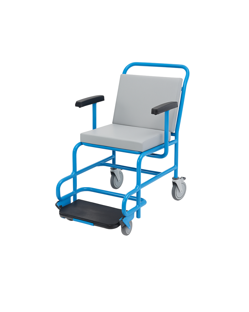 Chaise de transfert amagnétique pour obese charge max 220 kg - matériel compatible 7 Tesla