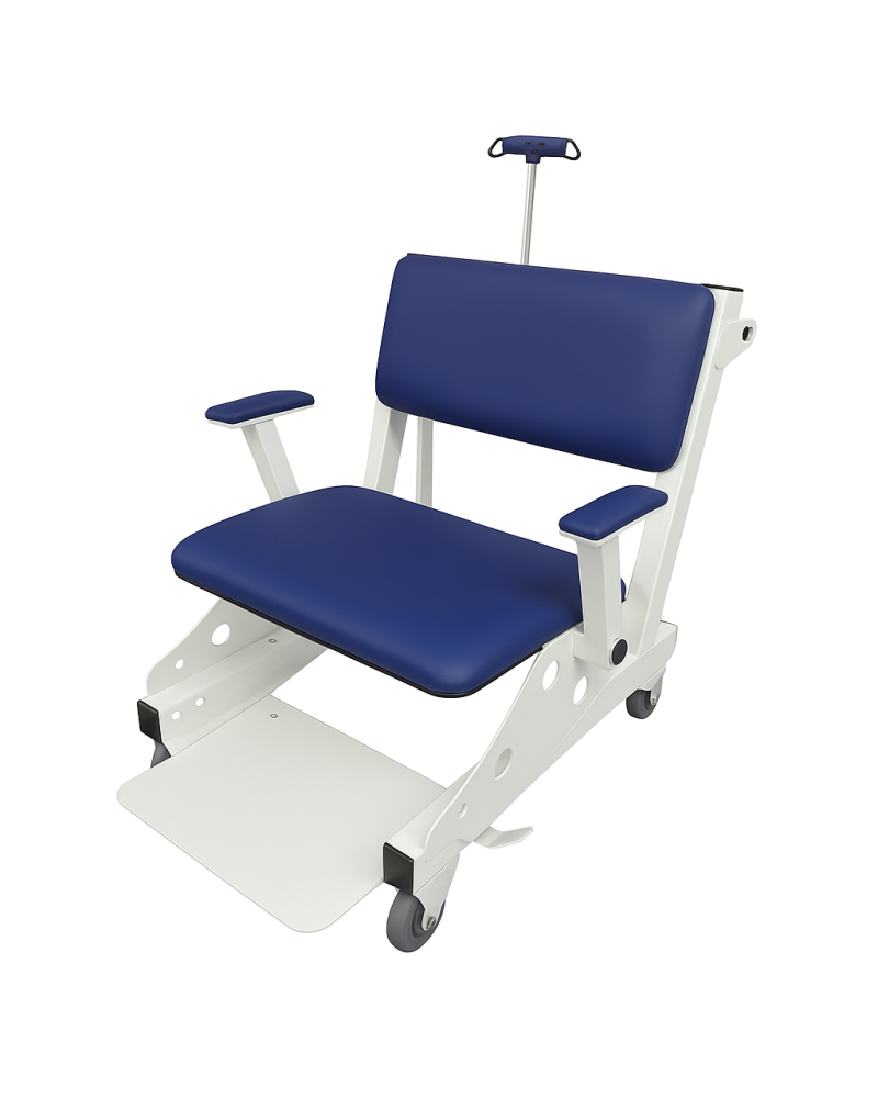 Fauteuil de transfert amagnétique roulant surcharge pondérale 220kg