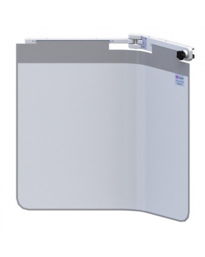 Bavolet Anti-X double articulation, 98 x 70 cm, sans rail porte accessoires