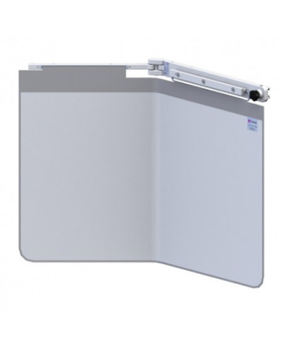 Bavolet Anti-X simple articulation 100 x 70 cm avec rail porte accessoires