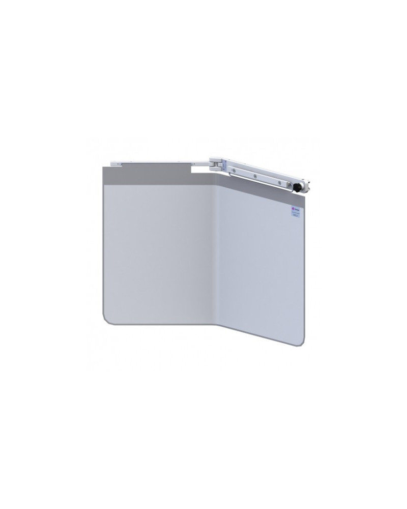 Bavolet Anti-X simple articulation 100 x 70 cm avec rail porte accessoires Bavolet Anti-X simple articulation 100 x 70 cm avec rail porte accessoires