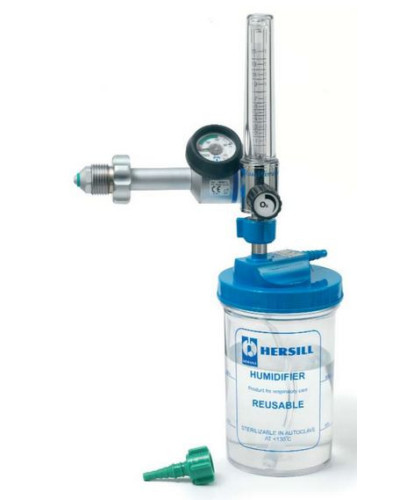 Manodétenteur avec barboteur et débitmètre