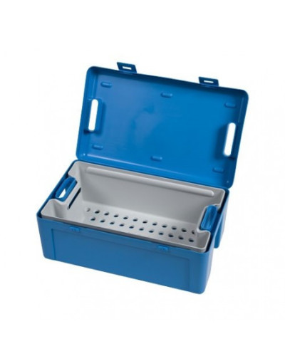 Bac de trempage (INSTRUBAC) 20 Litres, Couvercle + panier autoclavable