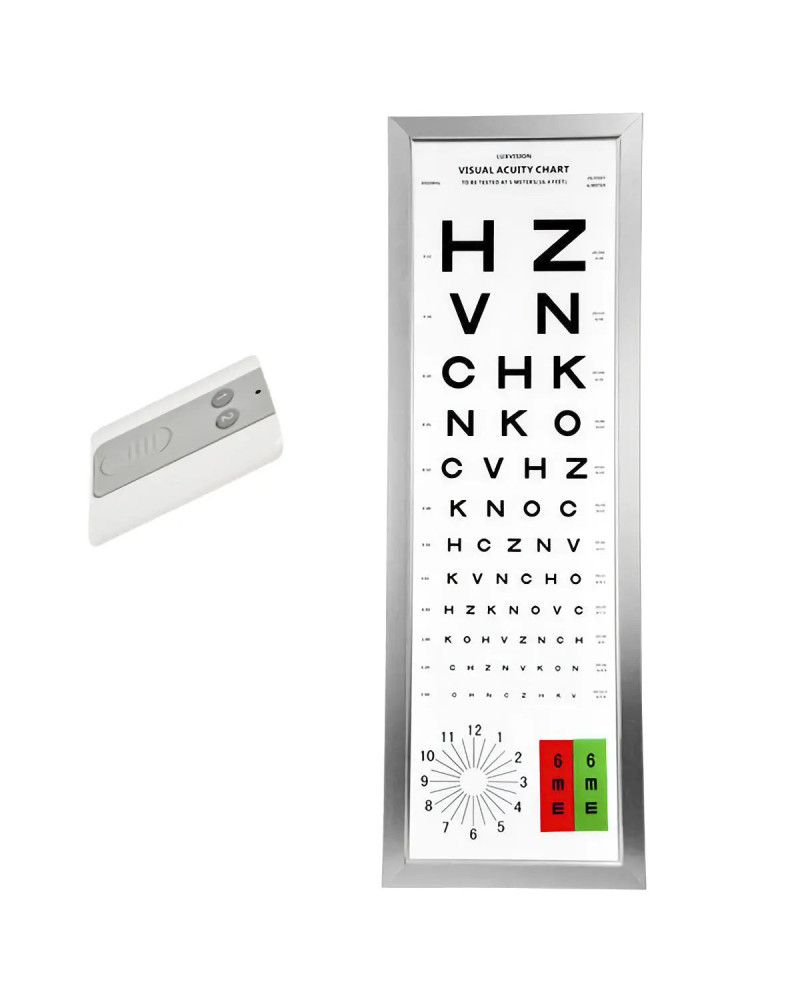 Echelle d'acuité visuelle de loin à LED, Electrique, modèle WH0801