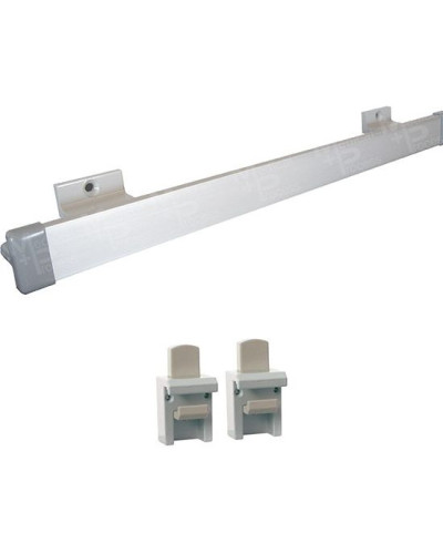 Rail aluminium + 2 platines pour lavabo MP'DUO