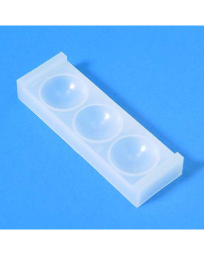 Plaque à mélanger en polyéthylène mou PE-LD (27 x 85 mm)