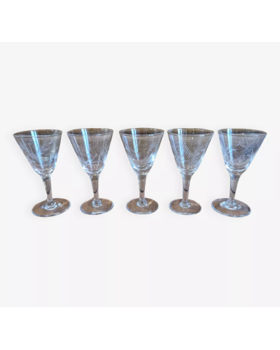 Verres à  pied coniques 25ml