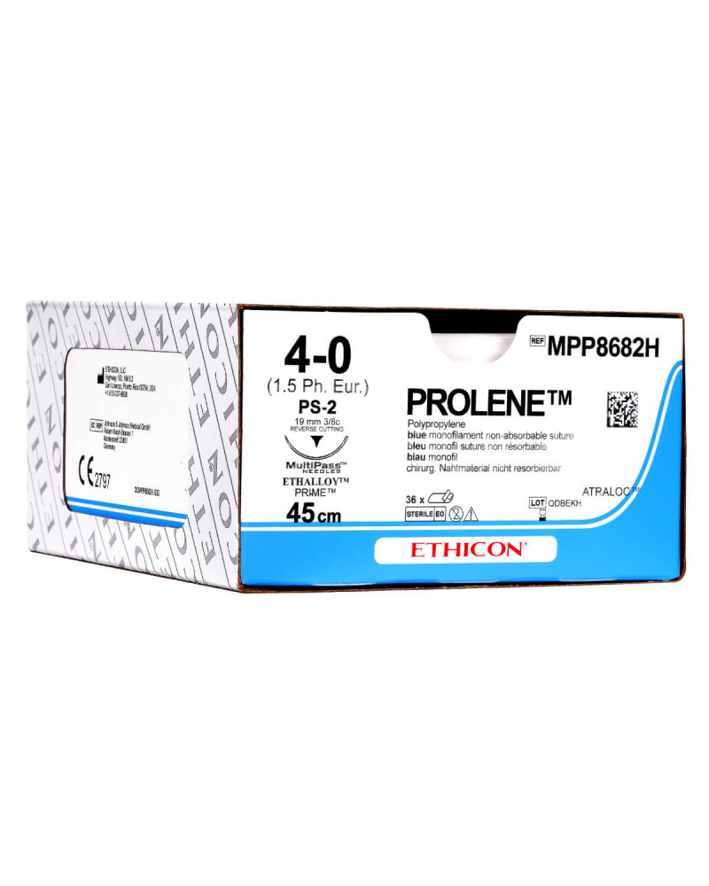 Fil de suture non résorbable bleu Ethicon Prolene