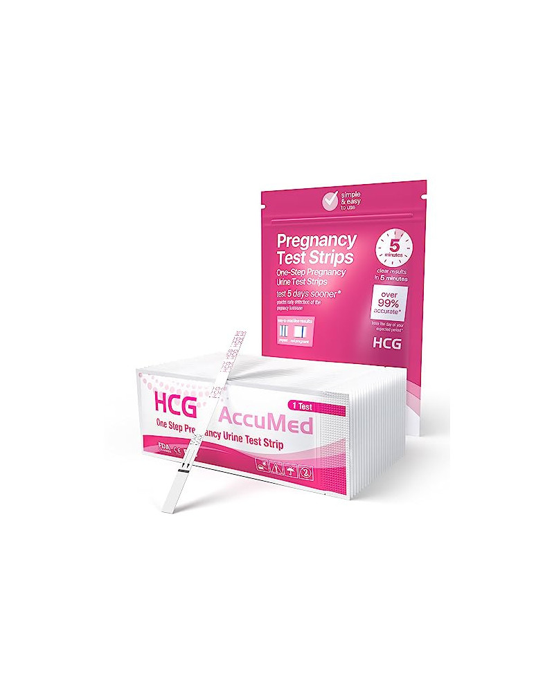 HCG Tube - bandelette (25 tests x 4) HCG Tube - bandelette (25 tests x 4)