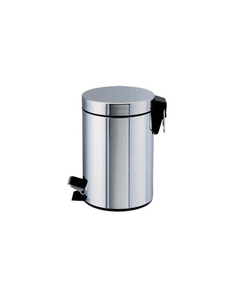Poubelle inox à  pédale à 29x45cm 20 L