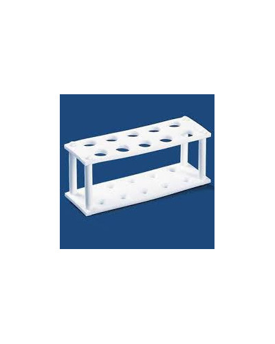 Support pour tubes à  essais en PTFE