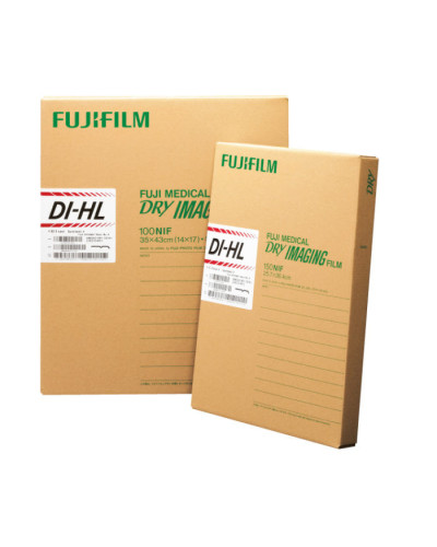 Film de Radiographie laser sec FUJI DI-HL, Dim 25 x 30 cm