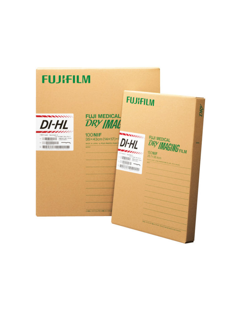 Film de Radiographie laser sec FUJI DI-HL, Dim 25 x 30 cm
